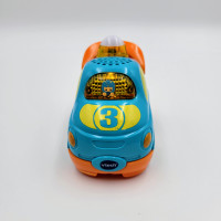 Vtech Go! Go! Smart Wheels Race Car #3 Blue Toy Tested Read. You