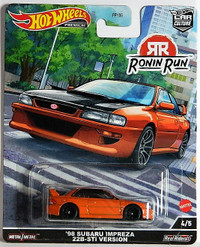 Hot Wheels Premium Ronin Run 1/64 '98 Subaru Impreza 22B-STi