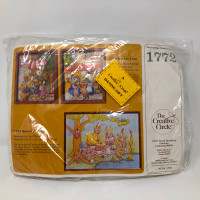 Vintage NEW Sealed Creative Circle 1772 Market Time Embroidery