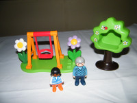 Playmobil 1-2-3 balançoire & figurines