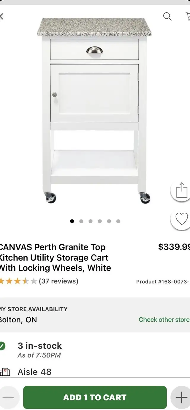 Canvas granite top64540185063938122