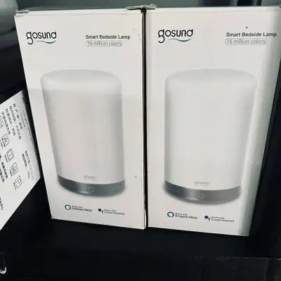 2 NEW IN THE BOX GOSUND USB LED MULTI COLOR SMART LAMPS, View more