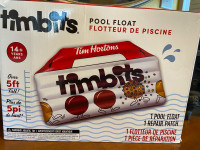 Tim Hortons 2022 Timbits Pool Float 65" x 37" NEW 5 Feet Tall