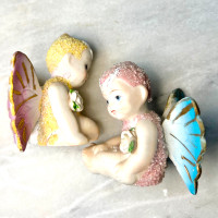 1950’s Vintage Anthropomorphic Sugar Butterfly Bug Pixie Fairy B