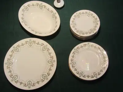 21 Pieces of Antique Minton Fine Bone China - Adam S-703 Pattern, View more