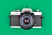 Near Mint - Minolta XG9 Film Camera w 28-50mm and 70-160mm