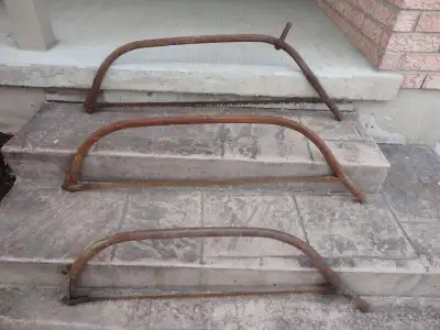 3 Vintage Bow Saws Great For Hanging in the Yard or Cabin, View more