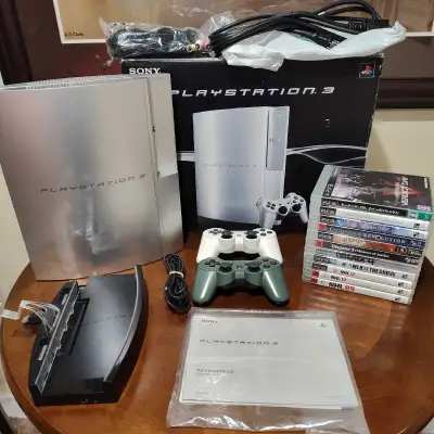 Japanese Satin Silver PS3 & Games, View more