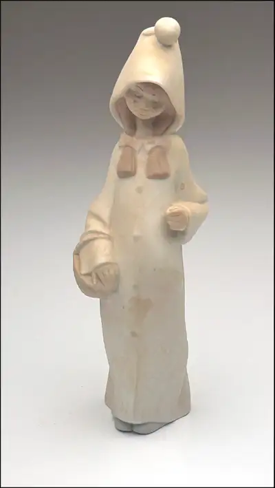 Rare Lladro Nativity Scene (Girl with Basket) Figurine 70's, View more