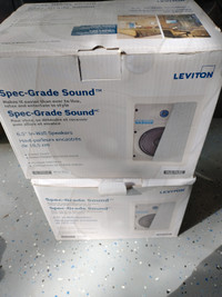 Leviton spec grade sound in wall speakers 6.5"