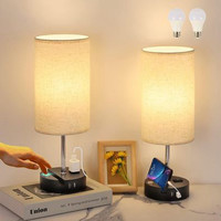 NEW USB Charging Touch Lamp Set of 2