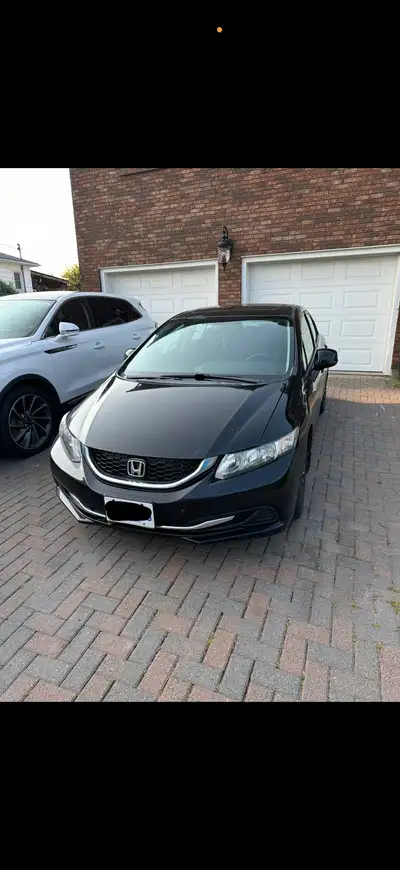 More photos coming soon. 2013 Honda Civic LX black in great shape. Only 132k km. I just spent 4000$...