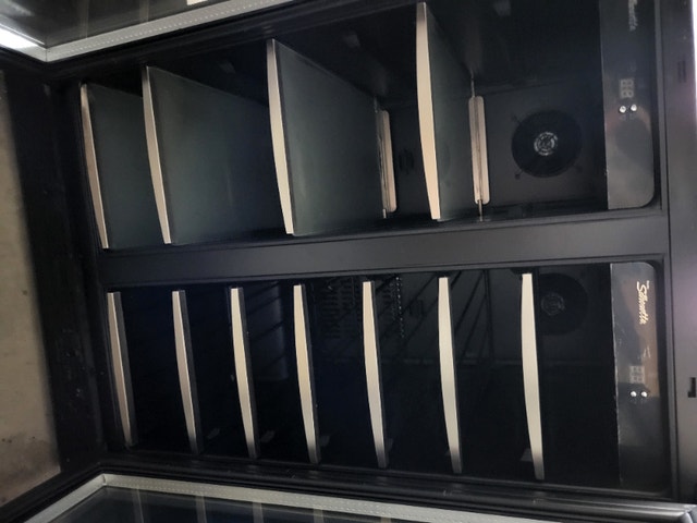 SILHOUETTE 5.1 CU.FT. DUAL ZONE FRENCHDOOR BEVERAGE BAR FRIDGE