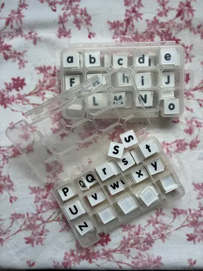 Upper & Lowercase Letter Tiles (Like New), View more