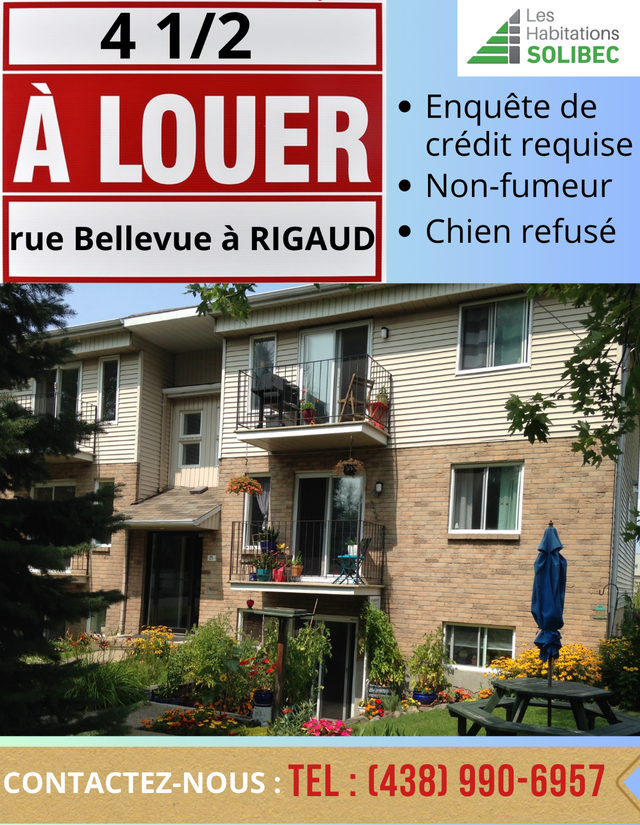 4 1/2 À LOUER