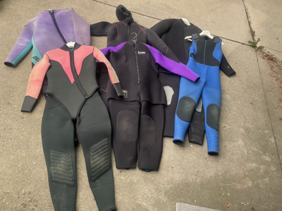 I have a bunch of used 7mm wetsuits that would be great for scuba diving, canyoning, paddling and co...