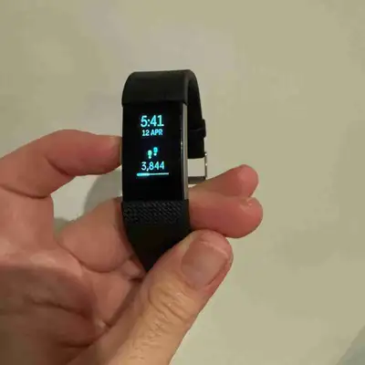 Get ready to track your fitness goals with this Fitbit Charge 3! This used fitness tracker is in goo...