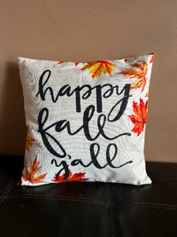 Happy Fall Y’all Pillow
