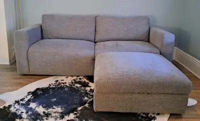 Comfy Grey Sectional from the Brick, View more