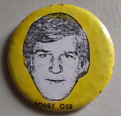 1970s Rare BOBBY ORR Boston Bruins NHL Hockey Pinback, View more
