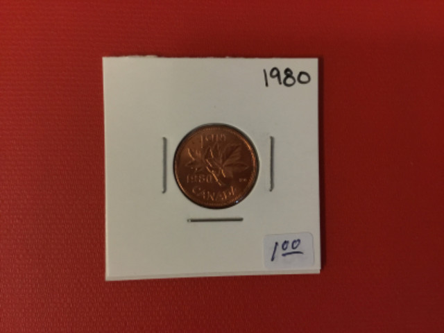 1980 Canada small    penny in Arts & Collectibles in Mississauga / Peel Region