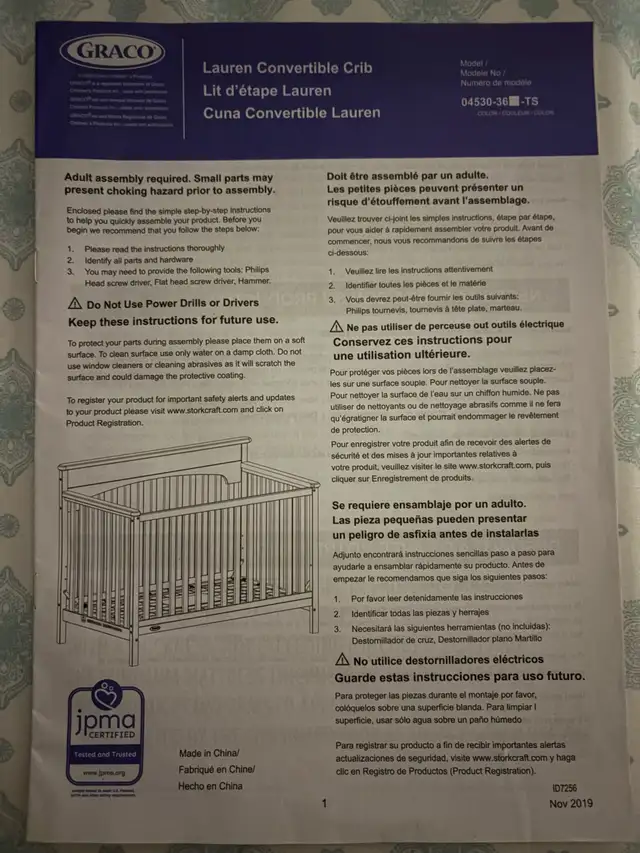 Graco Lauren Convertible Crib