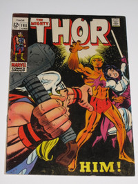 Marvel ComicsThor#165 1st full Warlock! comic book