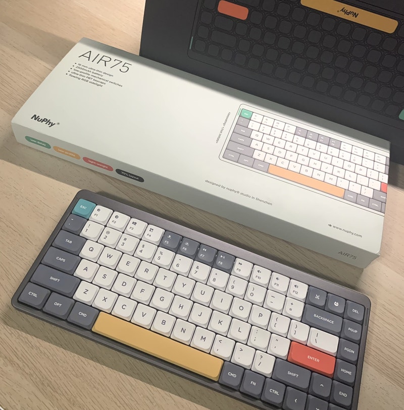 Nuphy Air75 Mechanical keyboard Wireless/Wired Gaming Keyboard Mice