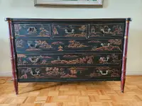 Painted Chinese 6-Drawer Sideboard 