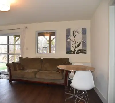 Spacious one bedroom walkout basement unit available from March 1st with furniture In unit personal...