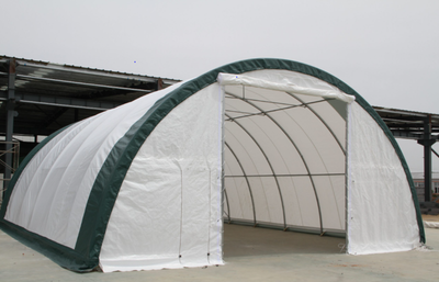 Abri de Stockage en Dôme 30'x85'x15' (300g PE), View more