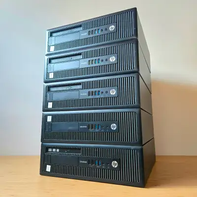 Lot HP 600 / 800 G1 SFF | i5 | 12 Gb RAM | 500 Gb + 120 Gb SSD, View more