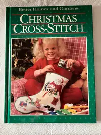 Vintage Better Homes and Gardens Christmas Cross-Stitch Book