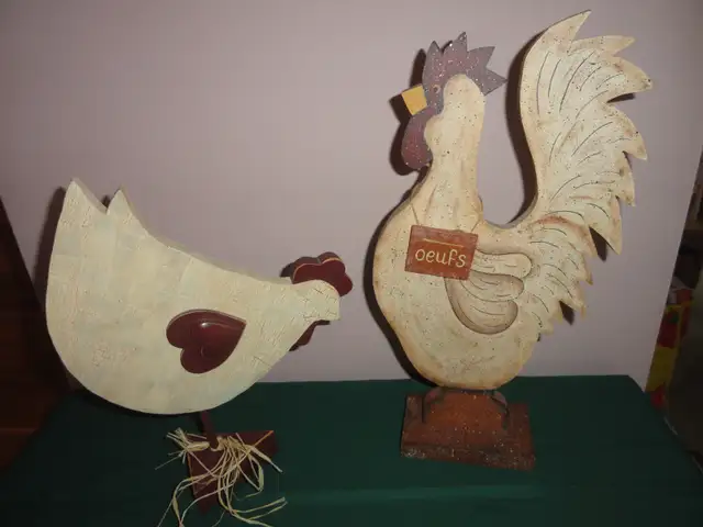 COQ + POULE (artisanat) in Hobbies & Crafts in Québec City - Image 2