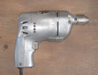 $30 Vintage 1956 Black and Decker power drill running