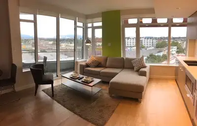 Jr 1 Bedroom (Furnished) unit for rent in desirable Olympic Village neighbourhood. Bright unit with...