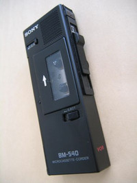 Rare-Sony BM-540 Portable Microcassette Recorder Dictaphone