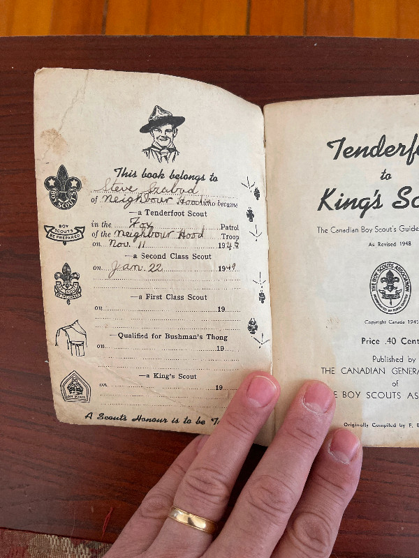 Tenderfoot to King Scout (1948) in Arts & Collectibles in Cornwall - Image 2
