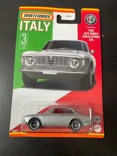 Hot wheels 1965ALFA ROMEOGIULIA SPRINTGTA, View more