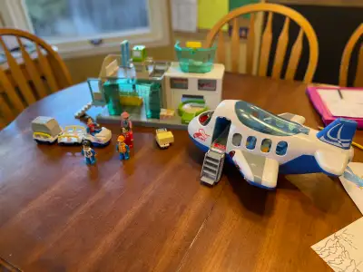 Toy airport set, View more