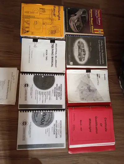 Some Millwright Training Books, View more