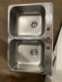 Double SS kitchen Sink