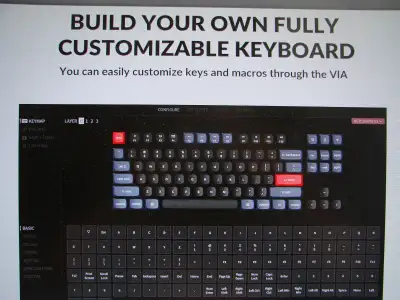 Keychron V3 Wired Custom Mechanical Keyboard Knob Version, View more