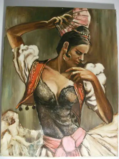 Beautiful, Original Oil Painting by M. Desloges. Maurice Desloges was born in Arlon, Belgium on Octo...