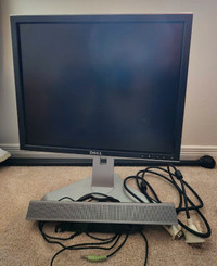 Dell 19" Monitor with Speakers