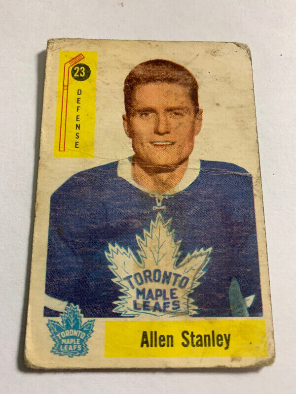 1958/59 - PARKHURST TORONTO MAPLE LEAFS #23 ALLEN STANLEY HOCKEY dans Art et objets de collection  à Longueuil/Rive Sud