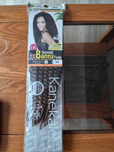 2X Senegal Bantu Twist now comes pre-twisted with a crochet loop ready to install for quicker and ve...