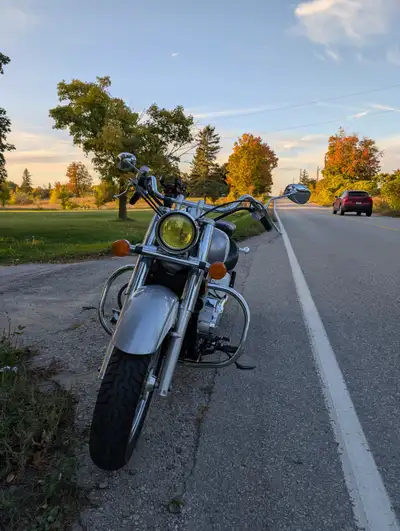 2013 Honda Shadow Aero 750, fuel injected and shaft-driven (models older than 2011 are carbureted),...