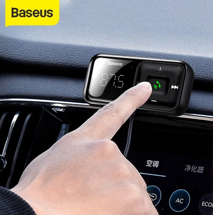 Baseus Wireless FM Transmitter Bluetooth 5.0 Receiver 3.1A USB C in General Electronics in City of Toronto