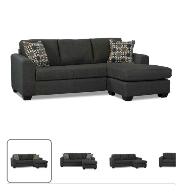 Grey sectional couch  in Couches & Futons in North Bay - Image 3